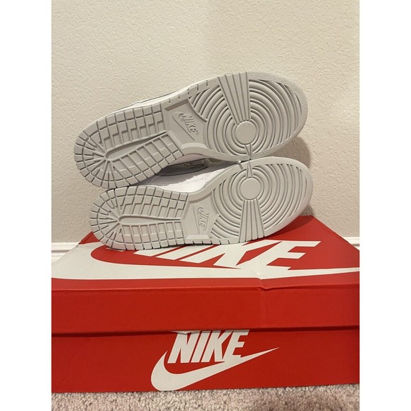 NEW Size 10.5 Men’s Nike Dunk Low Retro Pure Platinum DV0831 101 FAST SHIPPING - Picture 5 of 5